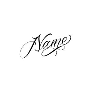 Custom Script Lettering